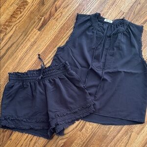 Day+Moon Sleeveless Top and Shorts Set